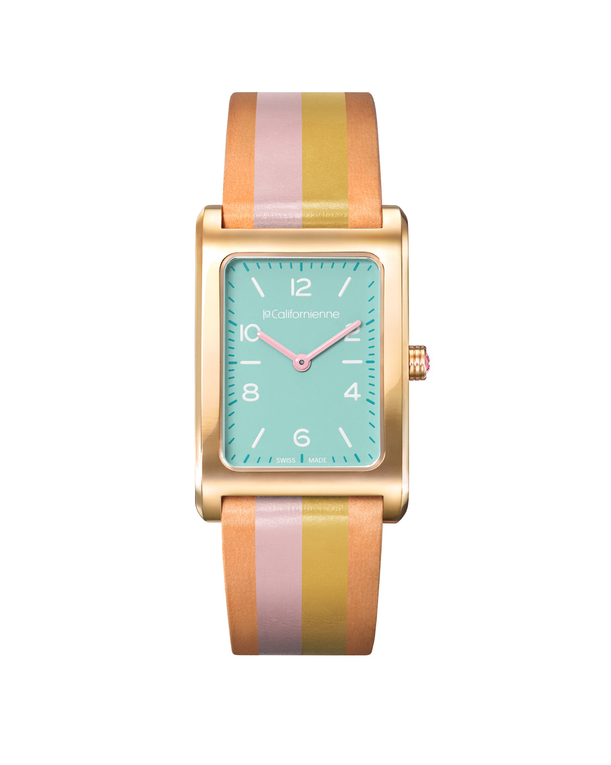 Daybreak — DB-04 Honey in Yellow Gold — Light Aqua Blanc Flamingo / Honey